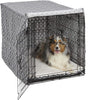 MidWest funda para jaula de perro, funda para jaula de privacidad para perros, se adapta a cajas de perro Midwest, se puede lavar a máquina y secar - BESTMASCOTA.COM