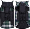 MIGOHI Dog Jackets for Winter Windproof Waterproof Reversible Dog Coat for Cold Weather British Style Plaid Warm Dog Vest for Small Medium Large Dogs - BESTMASCOTA.COM