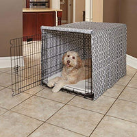 MidWest funda para jaula de perro, funda para jaula de privacidad para perros, se adapta a cajas de perro Midwest, se puede lavar a máquina y secar - BESTMASCOTA.COM