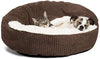 Cama acogedora Best Friends by Sheri, cama de lujo para perros y gatos con cobija, cálida y segura. Brinda apoyo para la cabeza, el cuello y las articulaciones, lavable a máquina, parte inferior resistente al agua - BESTMASCOTA.COM