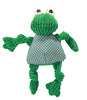 HuggleHounds - Juguete de peluche chirriante para perros con nudos para masticadores agresivos - BESTMASCOTA.COM