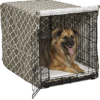 MidWest funda para jaula de perro, funda para jaula de privacidad para perros, se adapta a cajas de perro Midwest, se puede lavar a máquina y secar - BESTMASCOTA.COM