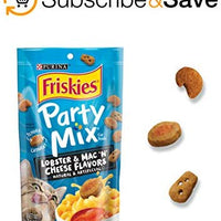 Purina Friskies Party Mix Adult Cat Treats - (6) 6 oz. Pouches - BESTMASCOTA.COM