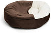 Cama acogedora Best Friends by Sheri, cama de lujo para perros y gatos con cobija, cálida y segura. Brinda apoyo para la cabeza, el cuello y las articulaciones, lavable a máquina, parte inferior resistente al agua - BESTMASCOTA.COM