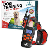 Pet Union PT0Z1 collar de entrenamiento para perros, totalmente impermeable, rango de 1200 pies - BESTMASCOTA.COM