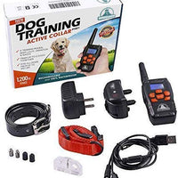 Pet Union PT0Z1 collar de entrenamiento para perros, totalmente impermeable, rango de 1200 pies - BESTMASCOTA.COM