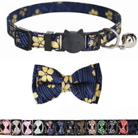 M-YOUNG Collar para gato con campana y pajarita, collares de seguridad ajustables para cachorro de gatito (6.7 in a 10,8 pulgadas) - BESTMASCOTA.COM