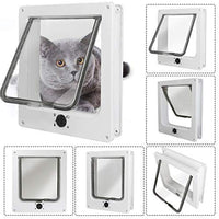 Puerta de mascota para gatos, puertas de gato para puertas interiores y puertas exteriores, 3 tamaños de opciones - BESTMASCOTA.COM