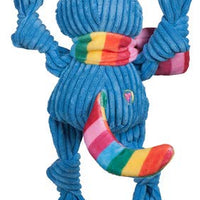 HuggleHounds - Juguete de peluche chirriante para perros con nudos para masticadores agresivos - BESTMASCOTA.COM