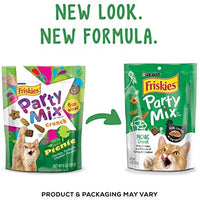 Purina Friskies Party Mix Adult Cat Treats - (6) 6 oz. Pouches - BESTMASCOTA.COM