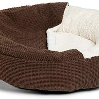 Cama acogedora Best Friends by Sheri, cama de lujo para perros y gatos con cobija, cálida y segura. Brinda apoyo para la cabeza, el cuello y las articulaciones, lavable a máquina, parte inferior resistente al agua - BESTMASCOTA.COM