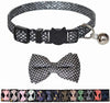 M-YOUNG Collar para gato con campana y pajarita, collares de seguridad ajustables para cachorro de gatito (6.7 in a 10,8 pulgadas) - BESTMASCOTA.COM