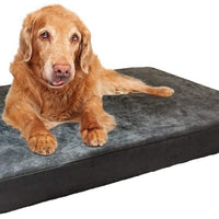 Dogbed4less Cama para perro de espuma viscoelástica, ortopédica, funda impermeable interna y 2 fundas exteriores lavables, varios tamaños, colores - BESTMASCOTA.COM