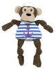 HuggleHounds - Juguete de peluche chirriante para perros con nudos para masticadores agresivos - BESTMASCOTA.COM