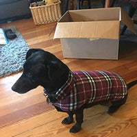 MIGOHI Dog Jackets for Winter Windproof Waterproof Reversible Dog Coat for Cold Weather British Style Plaid Warm Dog Vest for Small Medium Large Dogs - BESTMASCOTA.COM