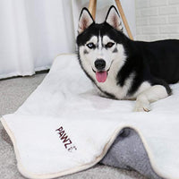 PAWZ - Manta para perro, suave, suave y cálida, doble cara, sin pelusas, para perros y gatos y animales pequeños, tamaño pequeño - BESTMASCOTA.COM