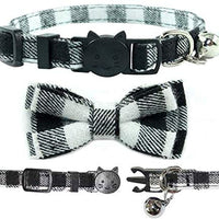 Collar de gato con lazo y campana para gato, ajustable, para mascotas y gatos. - BESTMASCOTA.COM