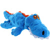 GoDog Just for Me Gators - Peluche de perro con protector para masticar - BESTMASCOTA.COM