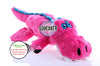 GoDog Just for Me Gators - Peluche de perro con protector para masticar - BESTMASCOTA.COM