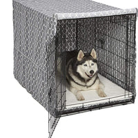 MidWest funda para jaula de perro, funda para jaula de privacidad para perros, se adapta a cajas de perro Midwest, se puede lavar a máquina y secar - BESTMASCOTA.COM