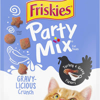 Purina Friskies Party Mix Adult Cat Treats - (6) 6 oz. Pouches - BESTMASCOTA.COM