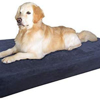 Dogbed4less Cama para perro de espuma viscoelástica, ortopédica, funda impermeable interna y 2 fundas exteriores lavables, varios tamaños, colores - BESTMASCOTA.COM