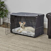 MidWest funda para jaula de perro, funda para jaula de privacidad para perros, se adapta a cajas de perro Midwest, se puede lavar a máquina y secar - BESTMASCOTA.COM