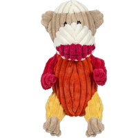 HuggleHounds - Juguete de peluche chirriante para perros con nudos para masticadores agresivos - BESTMASCOTA.COM