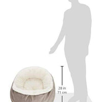 Cama acogedora Best Friends by Sheri, cama de lujo para perros y gatos con cobija, cálida y segura. Brinda apoyo para la cabeza, el cuello y las articulaciones, lavable a máquina, parte inferior resistente al agua - BESTMASCOTA.COM