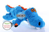 GoDog Just for Me Gators - Peluche de perro con protector para masticar - BESTMASCOTA.COM