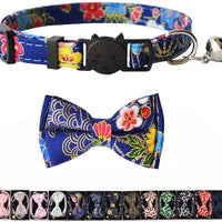 M-YOUNG Collar para gato con campana y pajarita, collares de seguridad ajustables para cachorro de gatito (6.7 in a 10,8 pulgadas) - BESTMASCOTA.COM