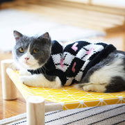 Evursua - Suéter de ropa para gatos, perros pequeños, gatos, ropa de punto de invierno, cálido, suave y de alta elasticidad, apto para mascotas masculinas - BESTMASCOTA.COM
