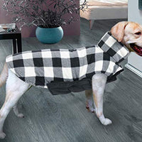 MIGOHI Dog Jackets for Winter Windproof Waterproof Reversible Dog Coat for Cold Weather British Style Plaid Warm Dog Vest for Small Medium Large Dogs - BESTMASCOTA.COM