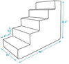 Los mejores suministros para mascotas fabricados en Estados Unidos escalones/escaleras para mascotas con espuma certificada CertiPUR-US para perros y gatos - BESTMASCOTA.COM