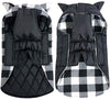 MIGOHI Dog Jackets for Winter Windproof Waterproof Reversible Dog Coat for Cold Weather British Style Plaid Warm Dog Vest for Small Medium Large Dogs - BESTMASCOTA.COM