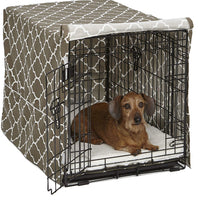 MidWest funda para jaula de perro, funda para jaula de privacidad para perros, se adapta a cajas de perro Midwest, se puede lavar a máquina y secar - BESTMASCOTA.COM