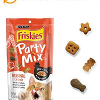 Purina Friskies Party Mix Adult Cat Treats - (4) 10 oz. Pouches - BESTMASCOTA.COM