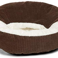 Cama acogedora Best Friends by Sheri, cama de lujo para perros y gatos con cobija, cálida y segura. Brinda apoyo para la cabeza, el cuello y las articulaciones, lavable a máquina, parte inferior resistente al agua - BESTMASCOTA.COM