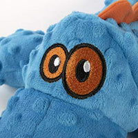 GoDog Just for Me Gators - Peluche de perro con protector para masticar - BESTMASCOTA.COM