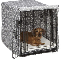 MidWest funda para jaula de perro, funda para jaula de privacidad para perros, se adapta a cajas de perro Midwest, se puede lavar a máquina y secar - BESTMASCOTA.COM