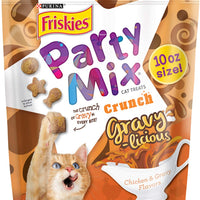 Purina Friskies Party Mix Adult Cat Treats - (4) 10 oz. Pouches - BESTMASCOTA.COM