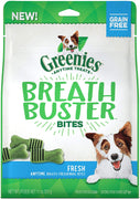 Green Breath Buster Bites Aperitivos para mejorar el aliento para perros, 11 oz La bolsa es un gran accesorio para tu perro. - BESTMASCOTA.COM