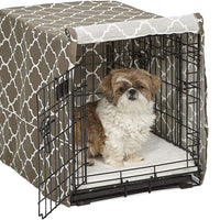 MidWest funda para jaula de perro, funda para jaula de privacidad para perros, se adapta a cajas de perro Midwest, se puede lavar a máquina y secar - BESTMASCOTA.COM