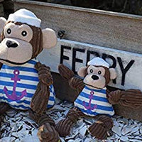 HuggleHounds - Juguete de peluche chirriante para perros con nudos para masticadores agresivos - BESTMASCOTA.COM