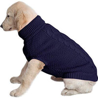 Mihachi – Sudadera para perro, abrigo de invierno, ropa clásica de punto para clima frío - BESTMASCOTA.COM